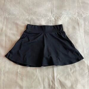 Dolls Kill- Black Mid Rise Micro Mini Skirt With Shorts Tennis Athletic Size L